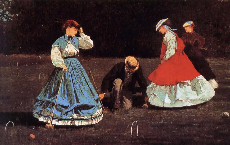 Winslow Homer Match Spain oil painting art
